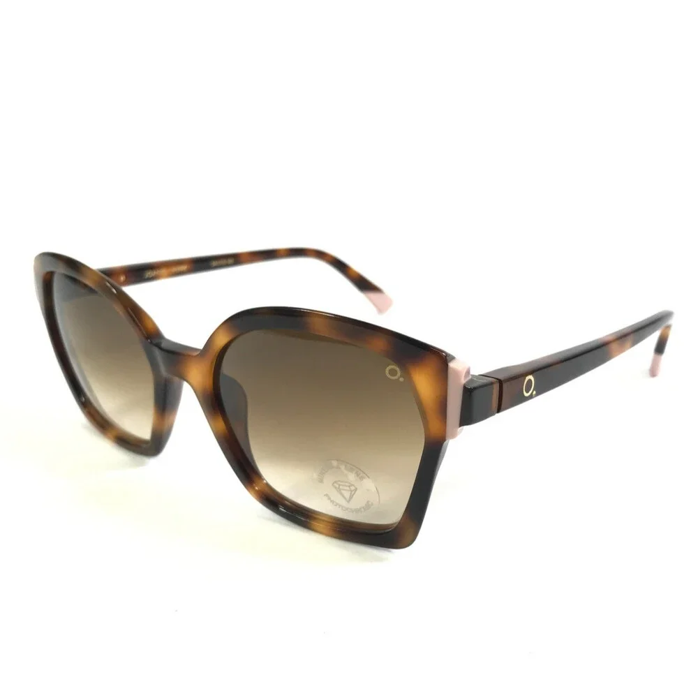 Etnia Barcelona Sunglasses JOANIC HVPK Havana Pink Frames Brown Gradient Lenses